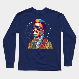 Stevie Wonder WPAP Limit Color Long Sleeve T-Shirt